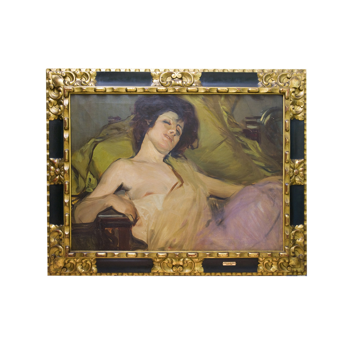 GONZALO BILBAO MARTÍNEZ. Óleo sobre lienzo. "La Perezoza" GONZALO BILBAO MARTÍNEZ. Óleo sobre lienzo. "La Perezoza"