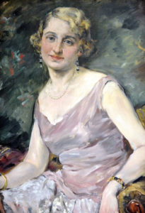 GONZALO BILBAO MARTÍNEZ. Óleo sobre lienzo. ""Retrato de dama"