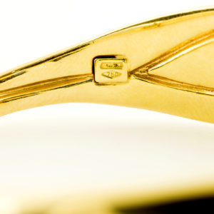 Graziella-1958. Juego de Pulsera y Sortija en Oro de 18k de diseño Italiano.