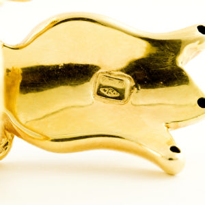 Graziella-1958. Juego de Pulsera y Sortija en Oro de 18k de diseño Italiano.