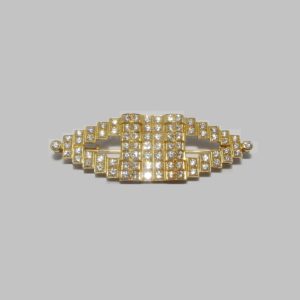 Gregory. Broche de Oro de 18k. Con 82 Diamantes Naturales, talla Brillante, de 3,81 ct. (F-G/VVS)