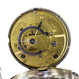H. GORFIN (Devonport). Reloj Inglés de Bolsillo, saboneta, Verge Fusee (Catalino), Londres, 1832.