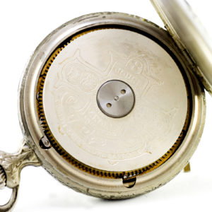 HEBDOMAS. Reloj de Bolsillo, Lepine, remontoir, Ocho días Cuerda. Suiza, ca. 1900