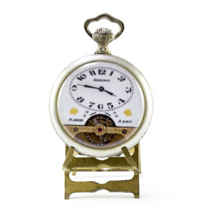 HEBDOMAS. Reloj de Bolsillo, Lepine, remontoir, Ocho días Cuerda. Suiza, ca. 1900