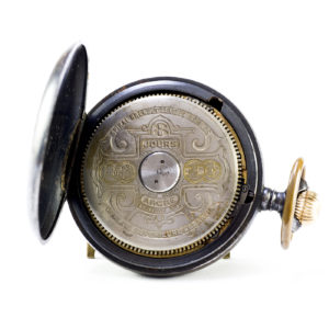 HEBDOMAS. Reloj de Bolsillo, Lepine, remontoir, Ocho días Cuerda. Suiza, ca. 1900