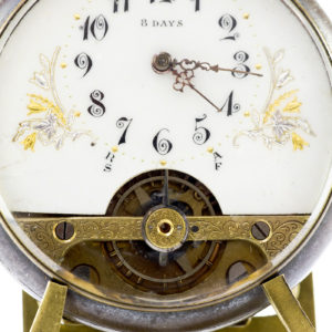HEBDOMAS. Reloj de Bolsillo, Lepine, remontoir, Ocho días Cuerda. Suiza, ca. 1900