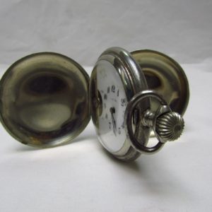 HEBDOMAS, Suiza, ca. 1915. Reloj de bolsillo 8 DÍAS CUERDA, saboneta y remontoir.