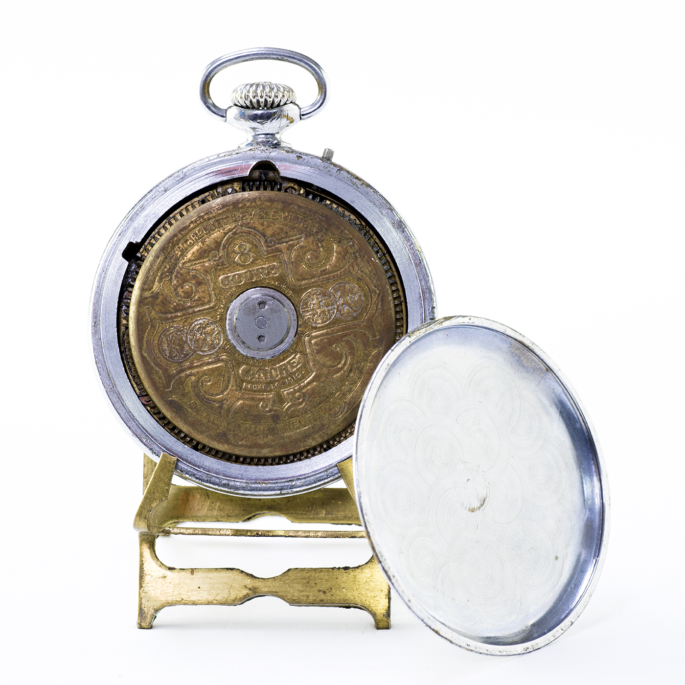 Hebdomas (Suiza). Reloj de Bolsillo lepine, remontoir, "Ocho Días Cuerda". Ca. 1910 Hebdomas (Suiza). Reloj de Bolsillo lepine, remontoir, "Ocho Días Cuerda". Ca. 1910