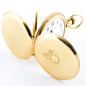 Hopkins & Hopkins, Dublin. Reloj de bolsillo, saboneta y remontoir. Ca. 1903.