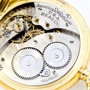 Hopkins & Hopkins, Dublin. Reloj de bolsillo, saboneta y remontoir. Ca. 1903.