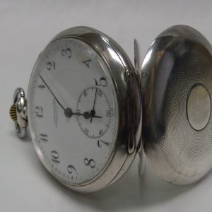 International Watch Company. Reloj de Bolsillo para caballero, lepine y remontoir. Ca. 1912-13.