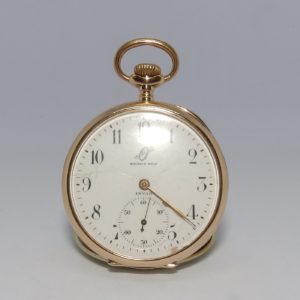 INVAR (Maurice Wolf). Reloj Suizo de bolsillo, lepine y remontoir. Ca. 1910