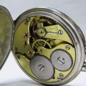 (IWC) International Watch Company. Reloj de Bolsillo, lepine y remontoir. Suiza, Año 1900.