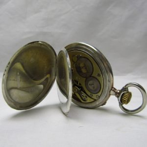 (IWC) International Watch Company. Reloj de Bolsillo, lepine y remontoir. Suiza, Año 1907.