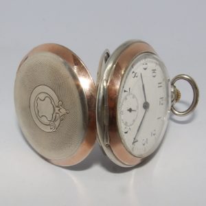 IWC (International Watch Company). Reloj de Bolsillo, Lepine y remontoir. Suiza, año 1907.