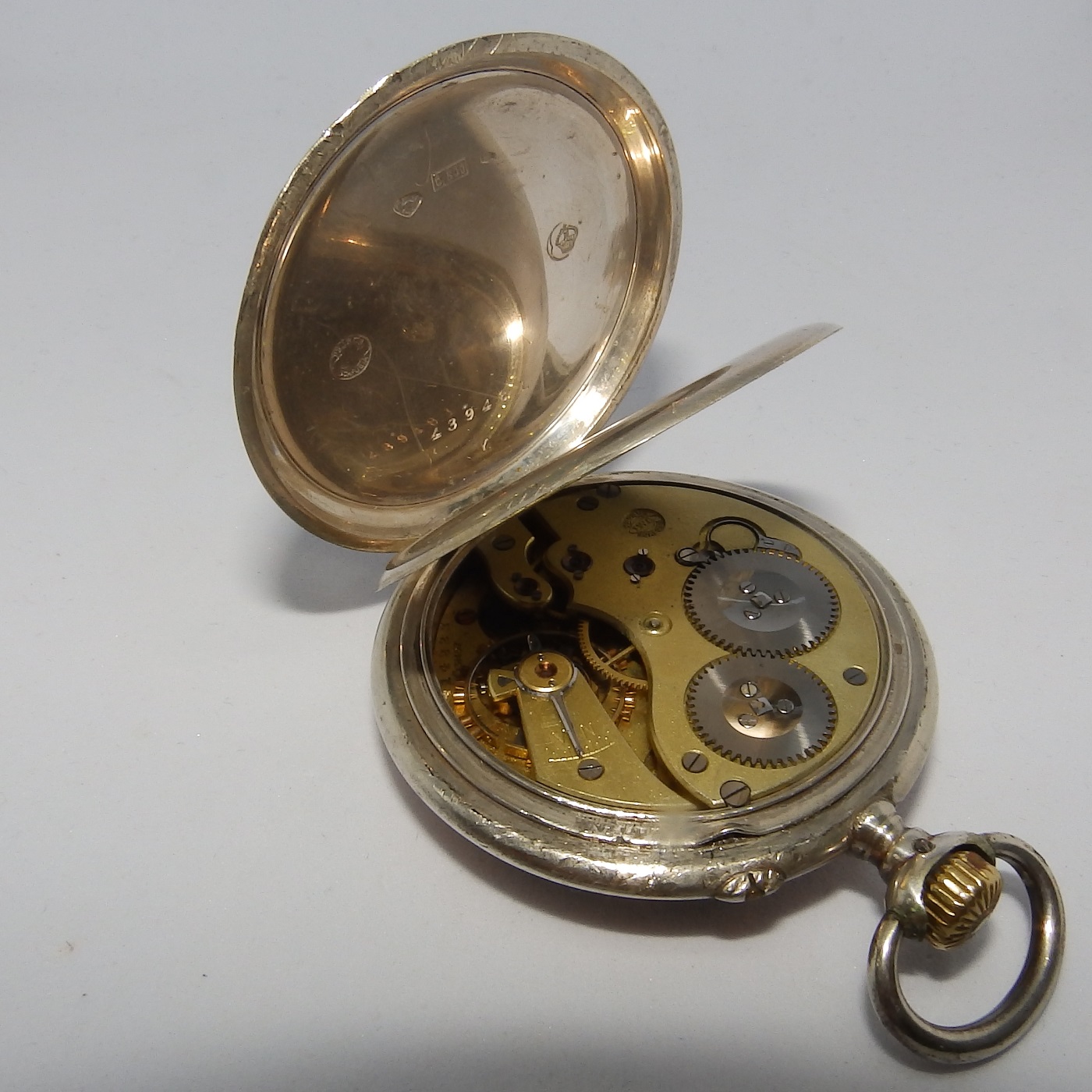 IWC (International Watch Company). Reloj de Bolsillo, Lepine y remontoir. Suiza, año 1907. IWC (International Watch Company). Reloj de Bolsillo, Lepine y remontoir. Suiza, año 1907.