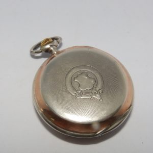IWC (International Watch Company). Reloj de Bolsillo, Lepine y remontoir. Suiza, año 1907.