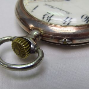 (IWC) International Watch Company. Reloj de Bolsillo, lepine y remontoir. Suiza, Año 1907.