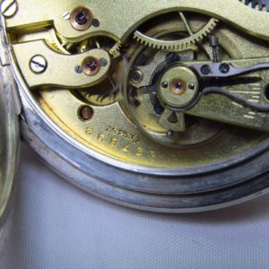 (IWC) International Watch Company. Reloj de Bolsillo, lepine y remontoir. Suiza, Año 1907.