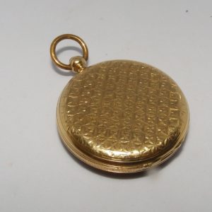 J.F. JACOT (Suiza). Reloj de Bolsillo, lepine. Ca. 1890.