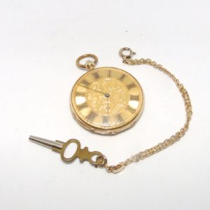 J.F. JACOT (Suiza). Reloj de Bolsillo, lepine. Ca. 1890.