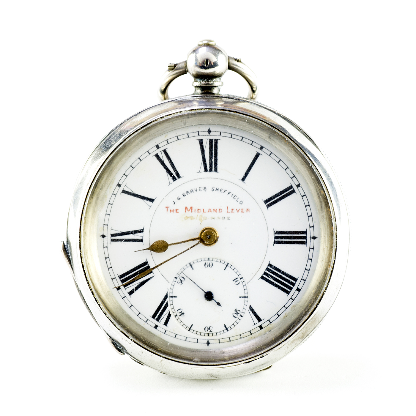 J.G. GRAVES. Reloj de bolsillo, lepine.Sheffield, 1906