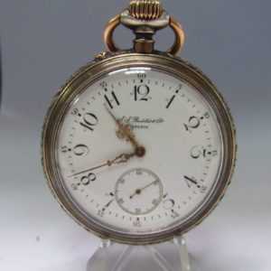 J.J. Badollet & Cie Geneve. reloj de bolsillo, lepine y remontoir. año 1887.