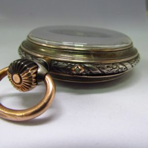J.J. Badollet & Cie Geneve. reloj de bolsillo, lepine y remontoir. año 1887.
