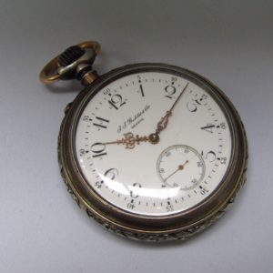 J.J. Badollet & Cie Geneve. reloj de bolsillo, lepine y remontoir. año 1887.