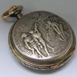 J.J. Badollet & Cie Geneve. reloj de bolsillo, lepine y remontoir. año 1887.