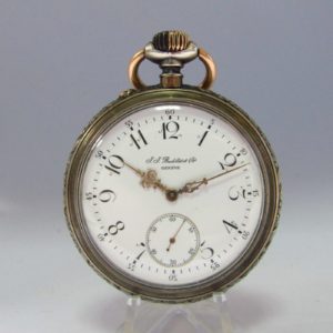 J.J. Badollet & Cie Geneve. reloj de bolsillo, lepine y remontoir. año 1887.