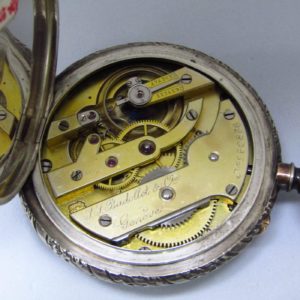 J.J. Badollet & Cie Geneve. reloj de bolsillo, lepine y remontoir. año 1887.