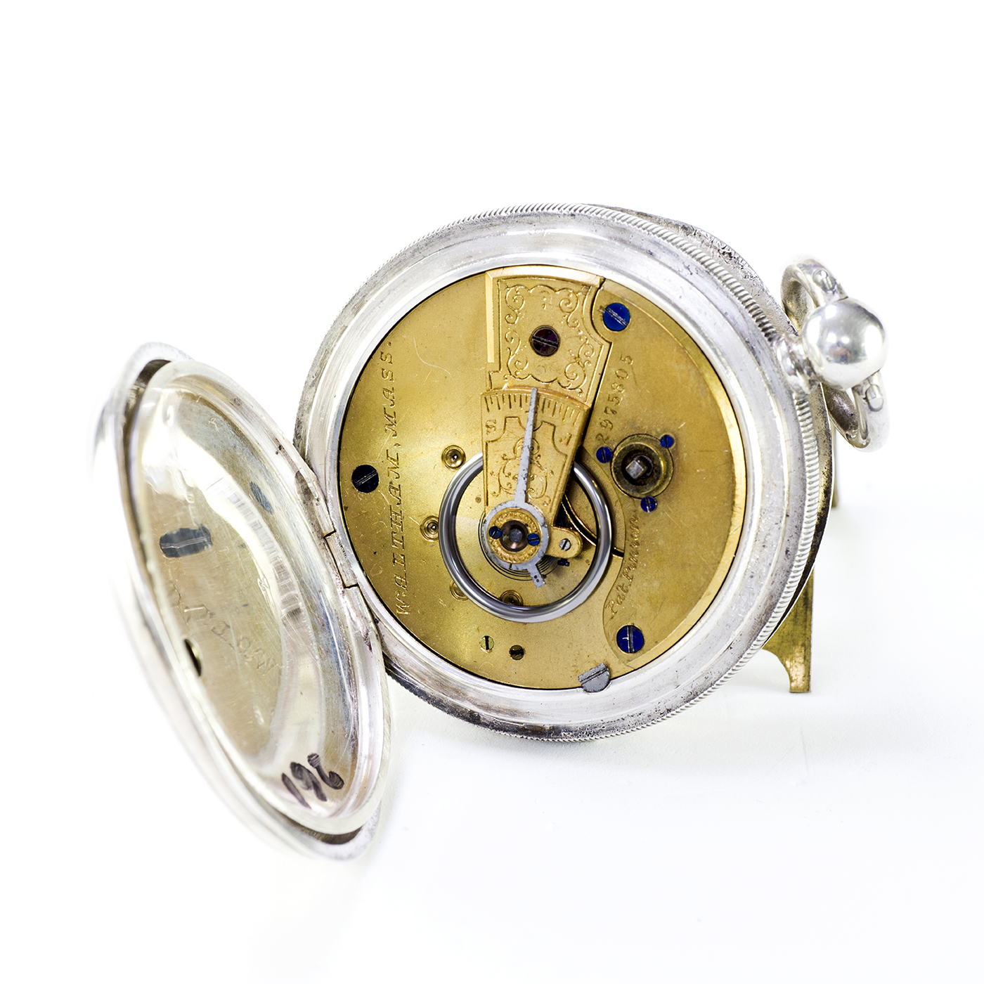 J.L. KEMP - WALTHAM. Reloj de bolsillo, lepine. Reino Unido, ca. 1885. J.L. KEMP - WALTHAM. Reloj de bolsillo, lepine. Reino Unido, ca. 1885.