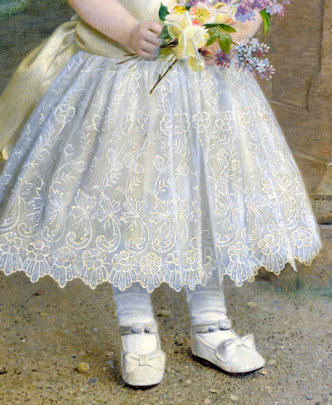 J. SOLANA (S. XIX). Óleo sobre lienzo. ""Niña en el Parque" J. SOLANA (S. XIX). Óleo sobre lienzo. ""Niña en el Parque"