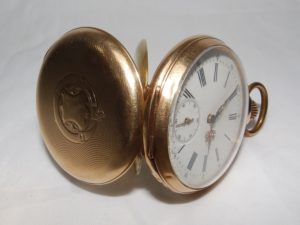 J.V.C. (Suiza). Reloj de Bolsillo para caballero, lepine y remontoir. Ca. 1890