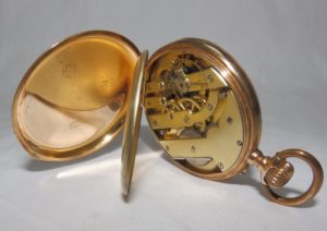 J.V.C. (Suiza). Reloj de Bolsillo para caballero, lepine y remontoir. Ca. 1890