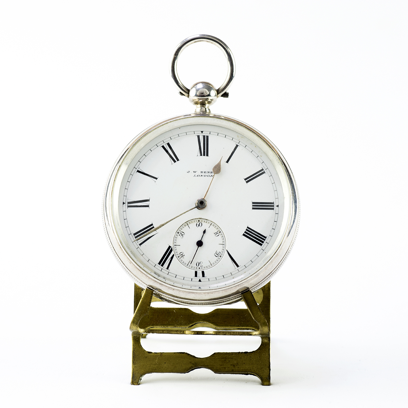 J.W. BENSON (Londres). Reloj de bolsillo, lepine. Londres, 1885.