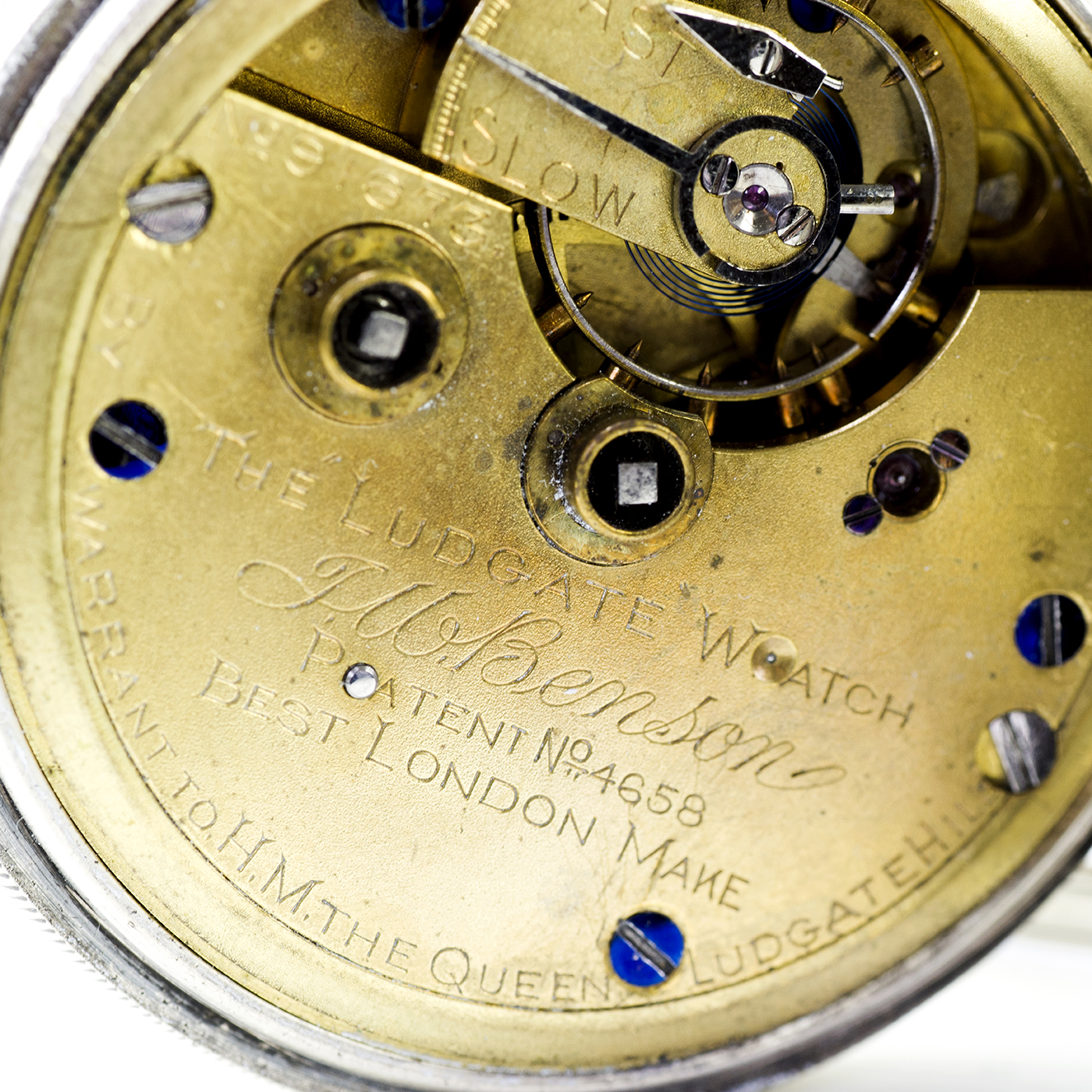 J.W. BENSON (Londres). Reloj de bolsillo, lepine. Londres, 1891. J.W. BENSON (Londres). Reloj de bolsillo, lepine. Londres, 1891.