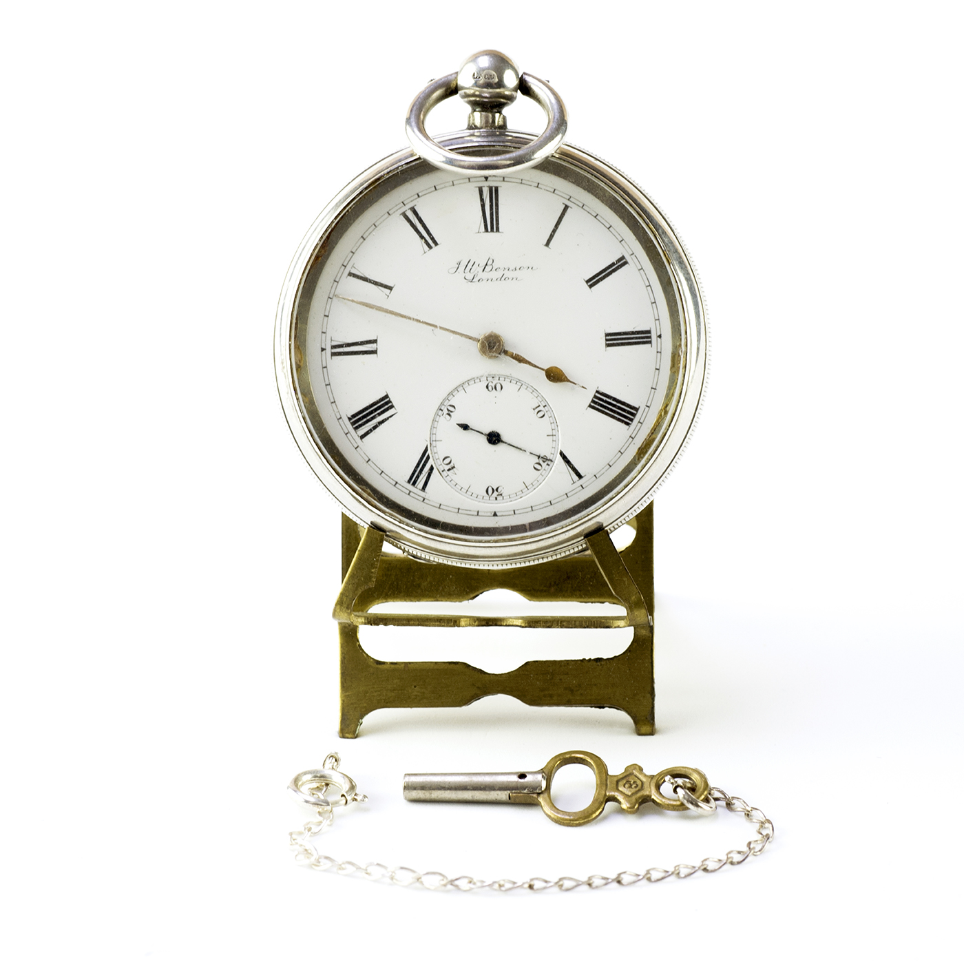 J.W. BENSON (Londres). Reloj de bolsillo, lepine. Londres, 1891. J.W. BENSON (Londres). Reloj de bolsillo, lepine. Londres, 1891.