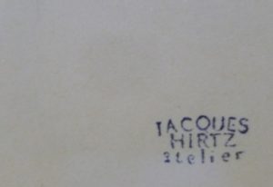Jacques Hirtz (París, 1905-1988). Lote de tres Dibujos a Lápiz. Paisaje de Playa, Marina y Puerto Costero.