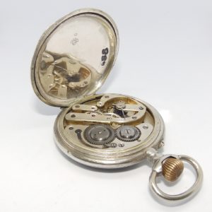 JAE (Suiza). Reloj Magnum de Bolsillo Erótico, Automatón, Lepine y remontoir. Ca. 1900