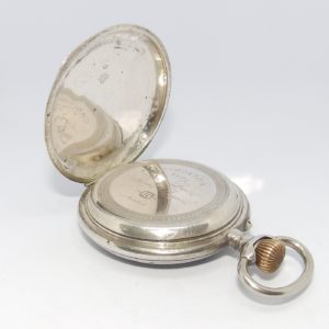 JAE (Suiza). Reloj Magnum de Bolsillo Erótico, Automatón, Lepine y remontoir. Ca. 1900