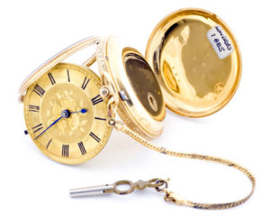 Jainsh Brothers (Cardiff). Reloj de Bolsillo, Lepine, Half Fusee (semicatalino). Londres, 1885.