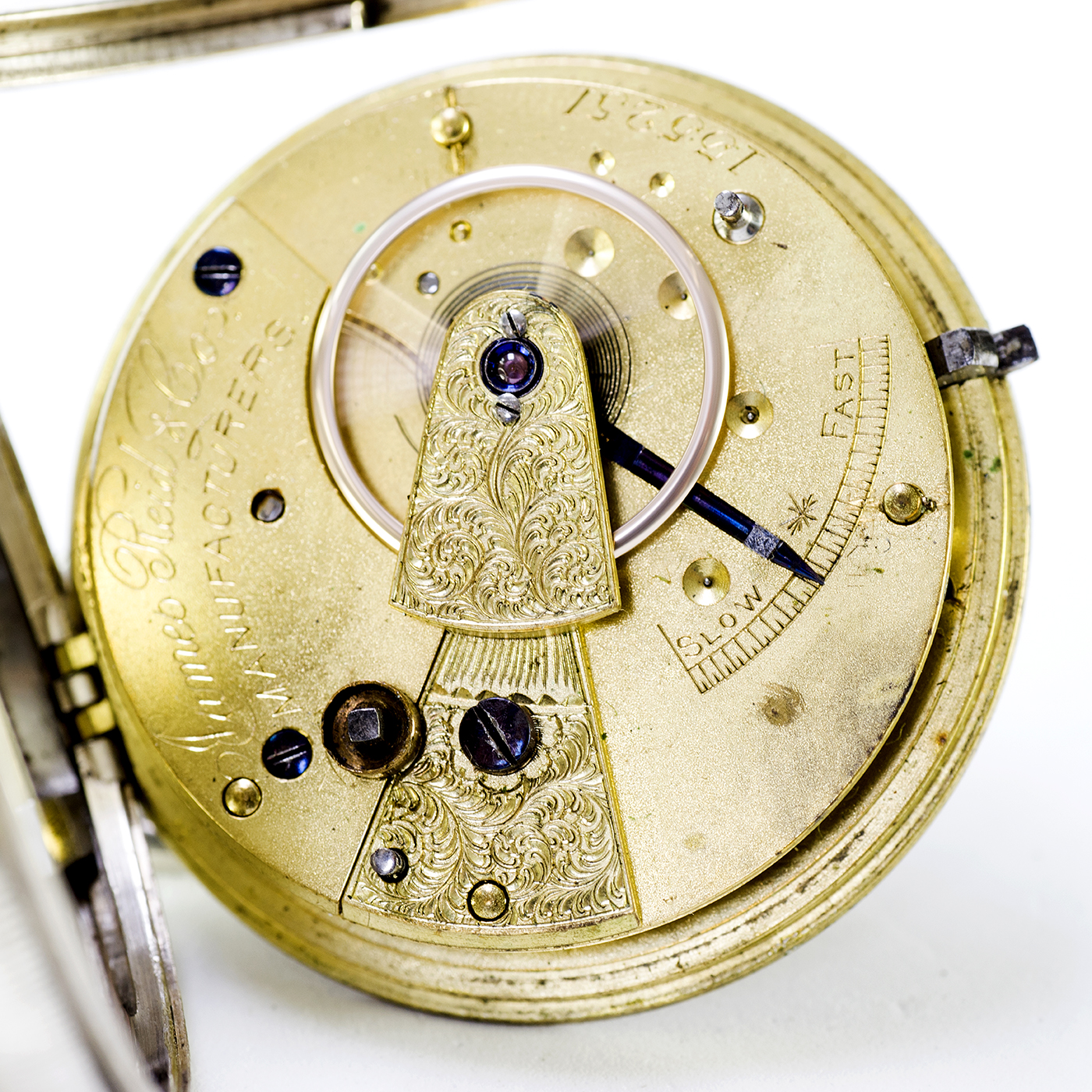 JAMES REID & Co. Reloj de bolsillo inglés, lepine, Half Fusee (Semicatalino). Londres, 1885. JAMES REID & Co. Reloj de bolsillo inglés, lepine, Half Fusee (Semicatalino). Londres, 1885.