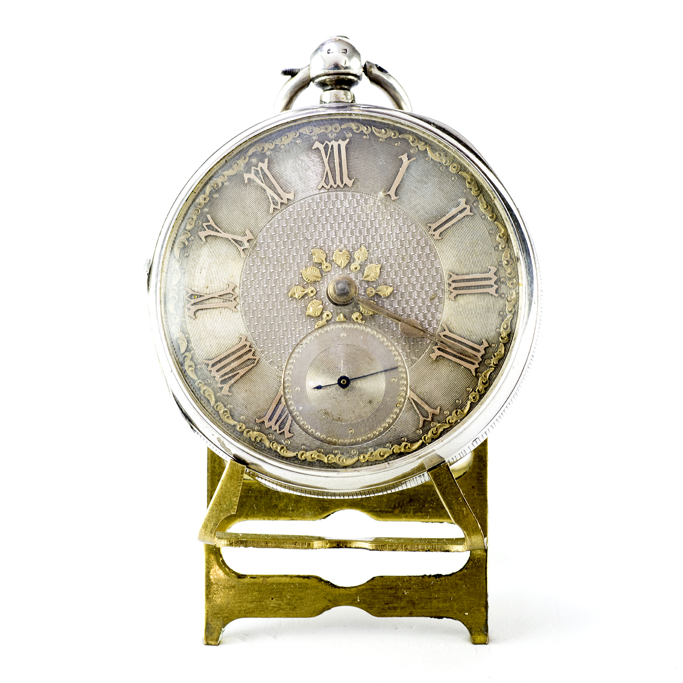 JAMES REID & Co. Reloj de bolsillo inglés, lepine, Half Fusee (Semicatalino). Londres, 1885.
