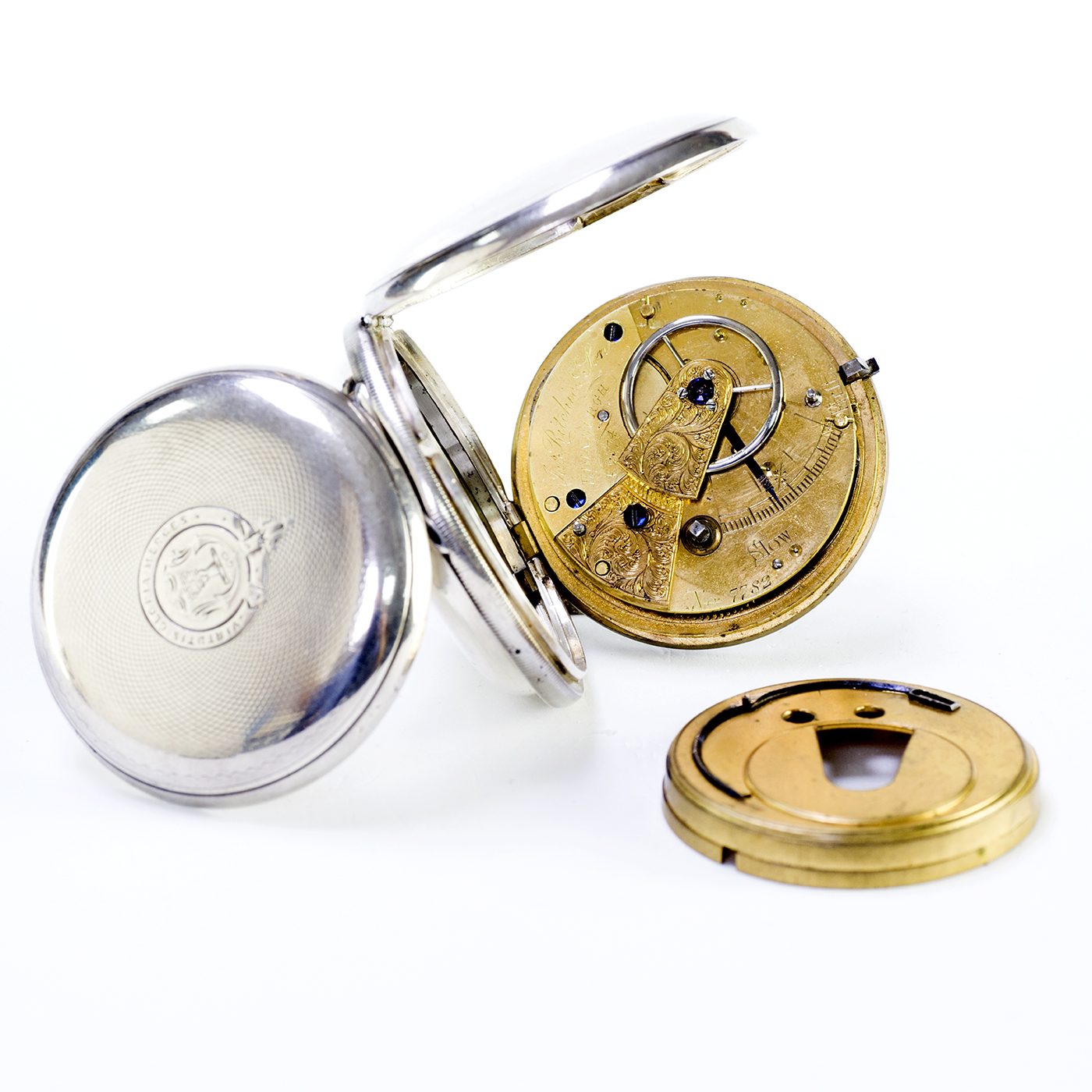 JAMES RITCHIE & SON. Reloj de bolsillo inglés, lepine, Half Fusee (Semicatalino). Londres, 1858. JAMES RITCHIE & SON. Reloj de bolsillo inglés, lepine, Half Fusee (Semicatalino). Londres, 1858.