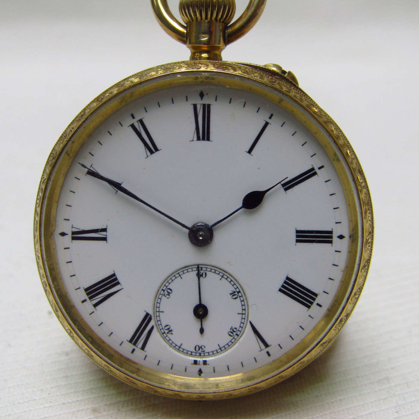 JOHN BENNETT (London). Hang watch, lepine. Ca. 1900