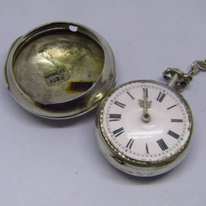 John Delander (Baillie, pág.80). Reloj de Bolsillo para caballero, Vergé Fusee (Catalino), lepine. Londres, 1685.