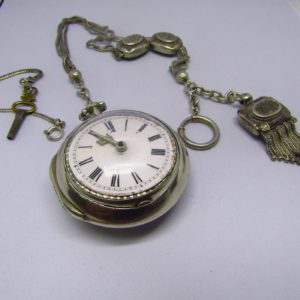 John Delander (Baillie, pág.80). Reloj de Bolsillo para caballero, Vergé Fusee (Catalino), lepine. Londres, 1685.