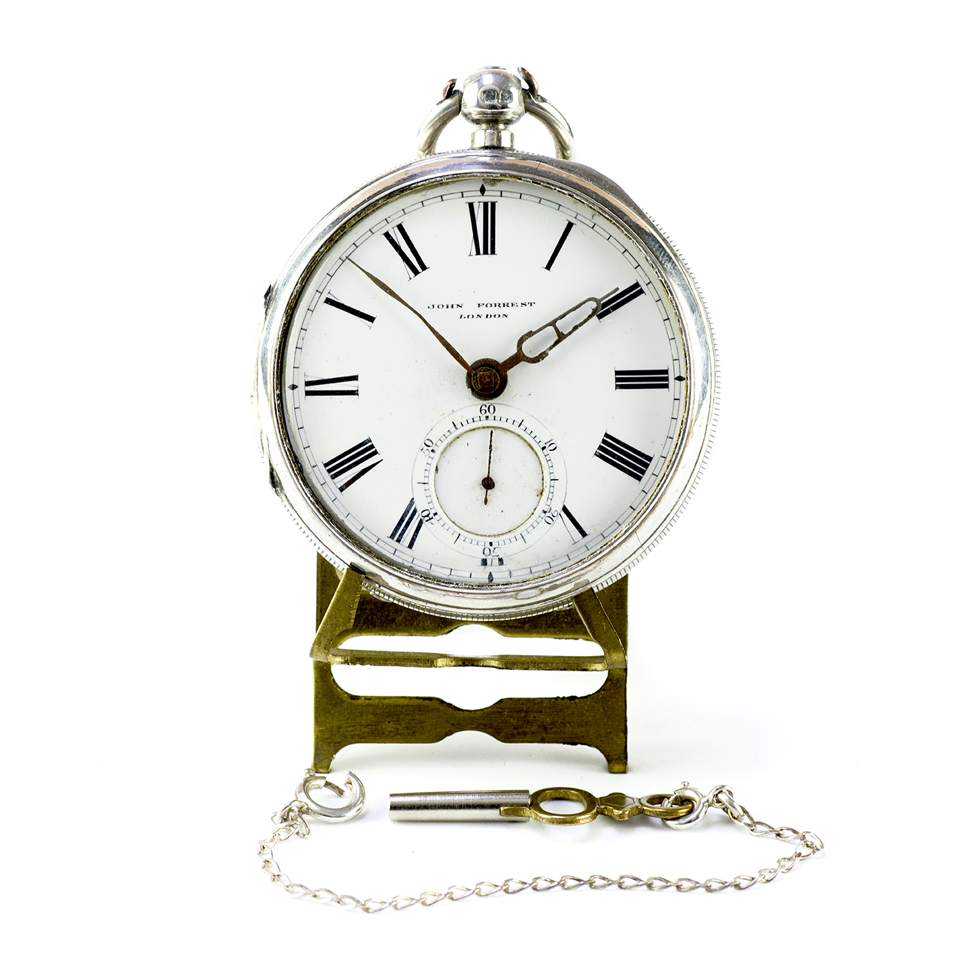 JOHN FORREST (London). Reloj de bolsillo, lepine, Half Fusee. Chester, 1898. JOHN FORREST (London). Reloj de bolsillo, lepine, Half Fusee. Chester, 1898.